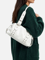 Sac Porté Épaule Femme Simili Cuir Clouté