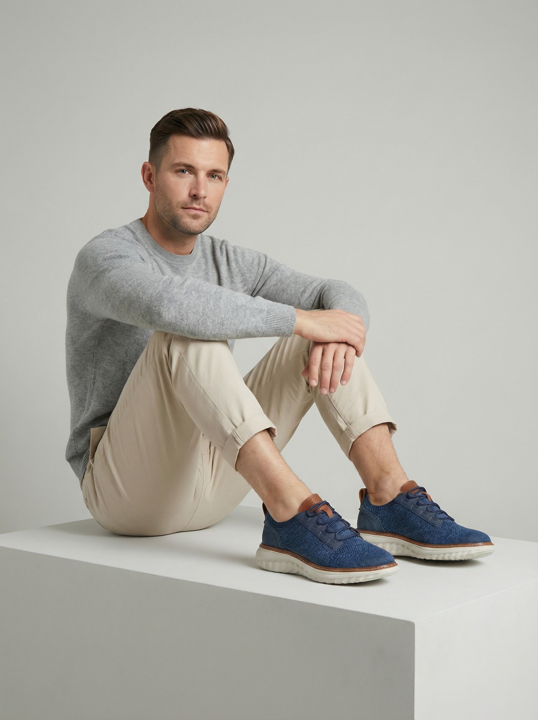 Baskets légères et respirantes au confort quotidien pour homme