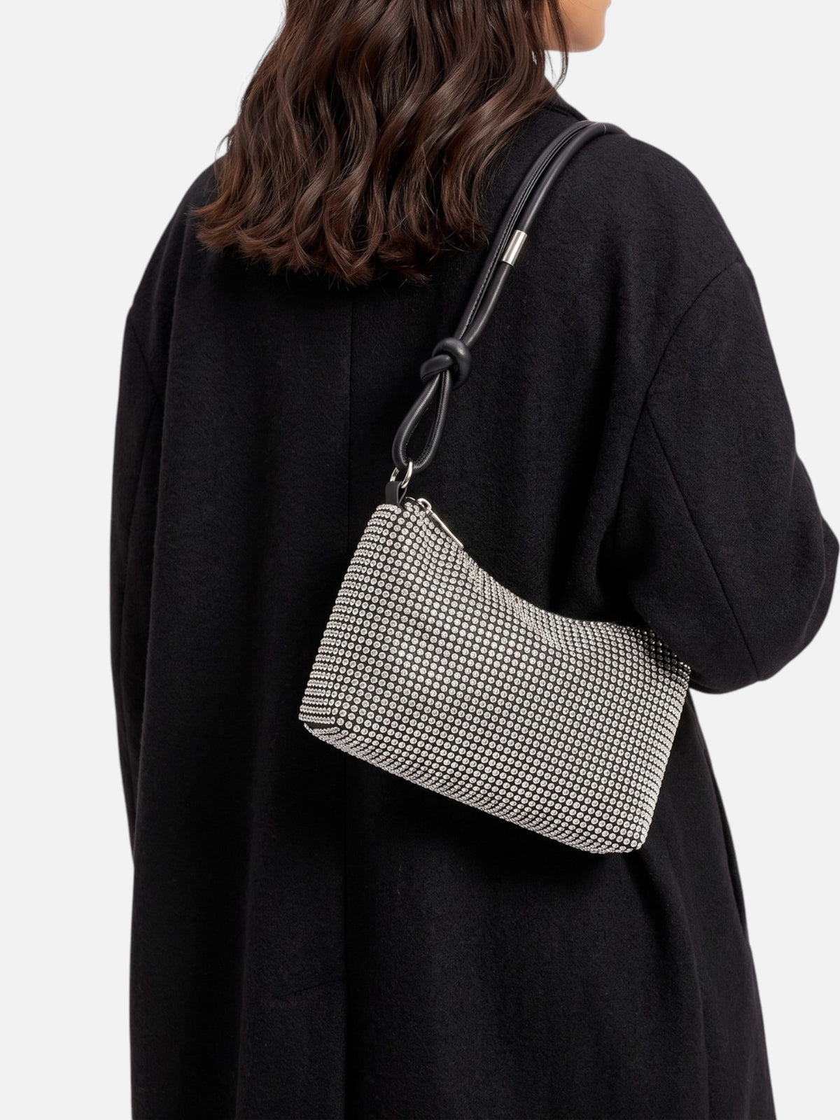 Sac Porté Épaule Femme Strass Chaîne