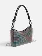 Sac Porté Épaule Femme Strass Chaîne