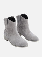 Bottines Femme Western Effet Daim