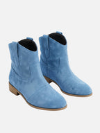 Bottines Femme Western Effet Daim