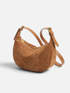 Sac Hobo Femme Suédine Zippé