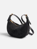 Sac Hobo Femme Suédine Zippé