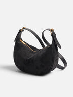 Sac Hobo Femme Suédine Zippé