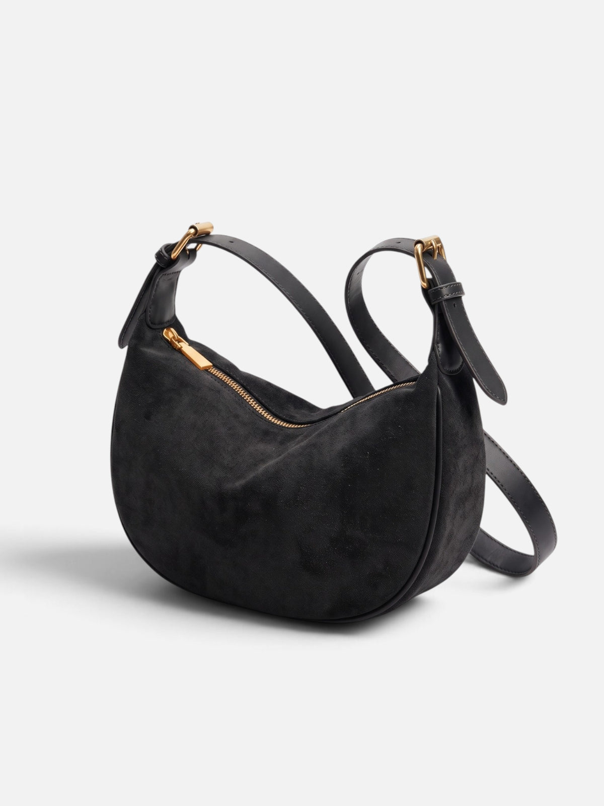 Sac Hobo Femme Suédine Zippé