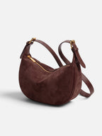 Sac Hobo Femme Suédine Zippé