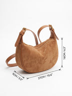 Sac Hobo Femme Suédine Zippé