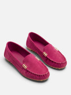 Mocasines elegantes y ligeros para mujer con detalle metálico