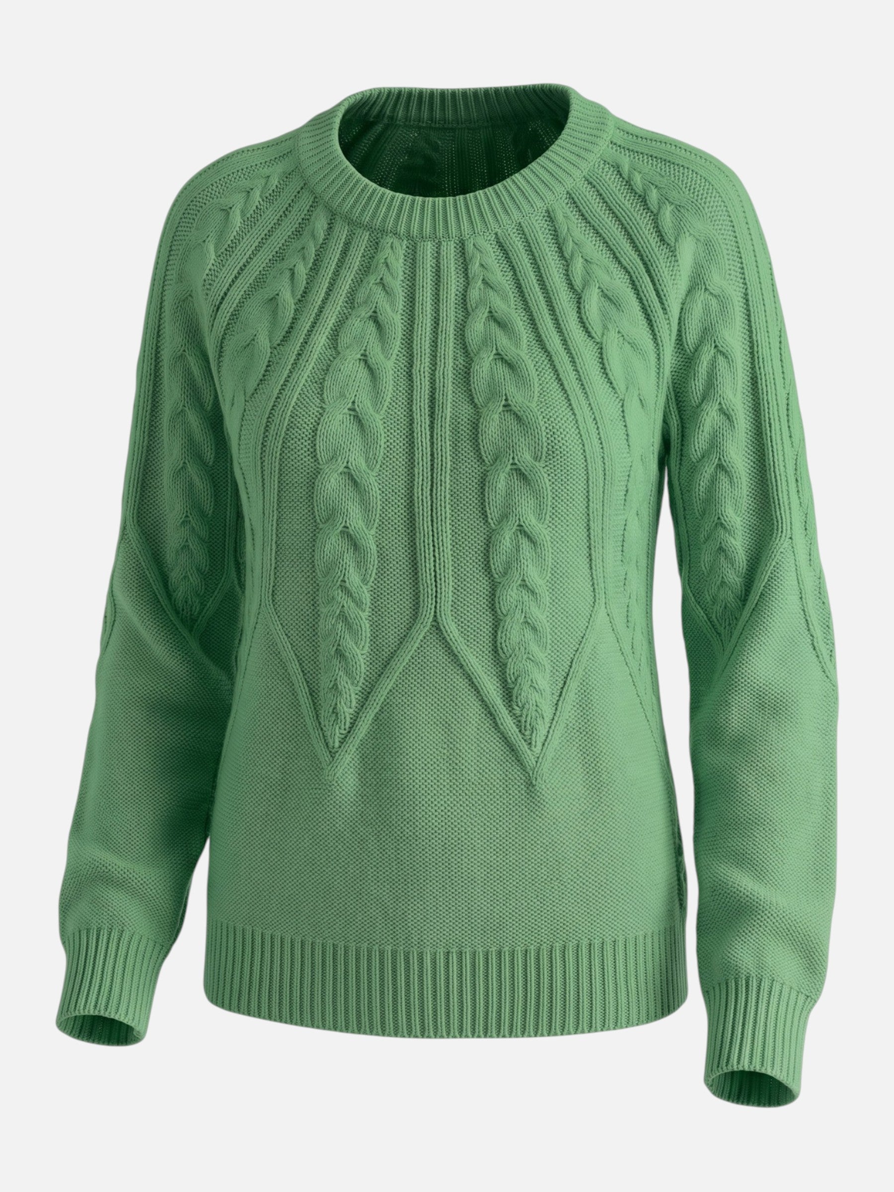 Pull Femme Torsadé Manches Ballon