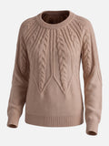 Pull Femme Torsadé Manches Ballon