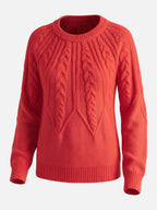 Pull Femme Torsadé Manches Ballon