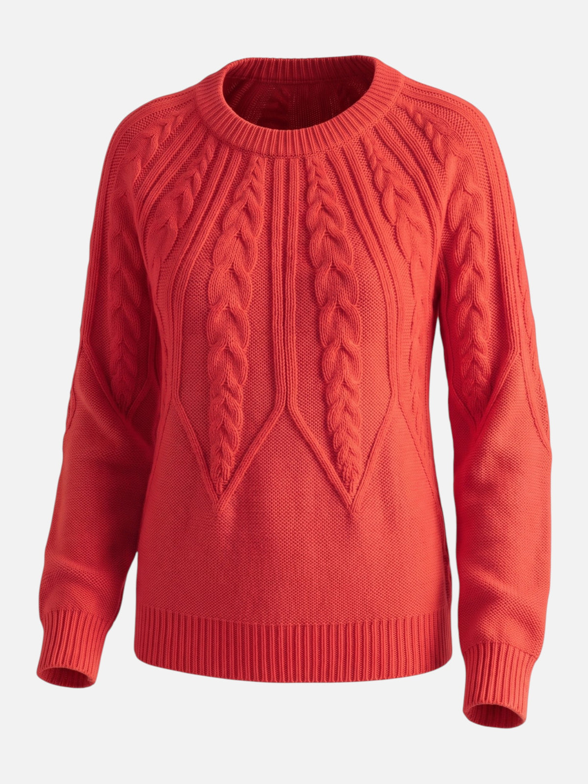 Pull Femme Torsadé Manches Ballon