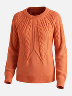 Pull Femme Torsadé Manches Ballon