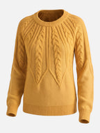 Pull Femme Torsadé Manches Ballon
