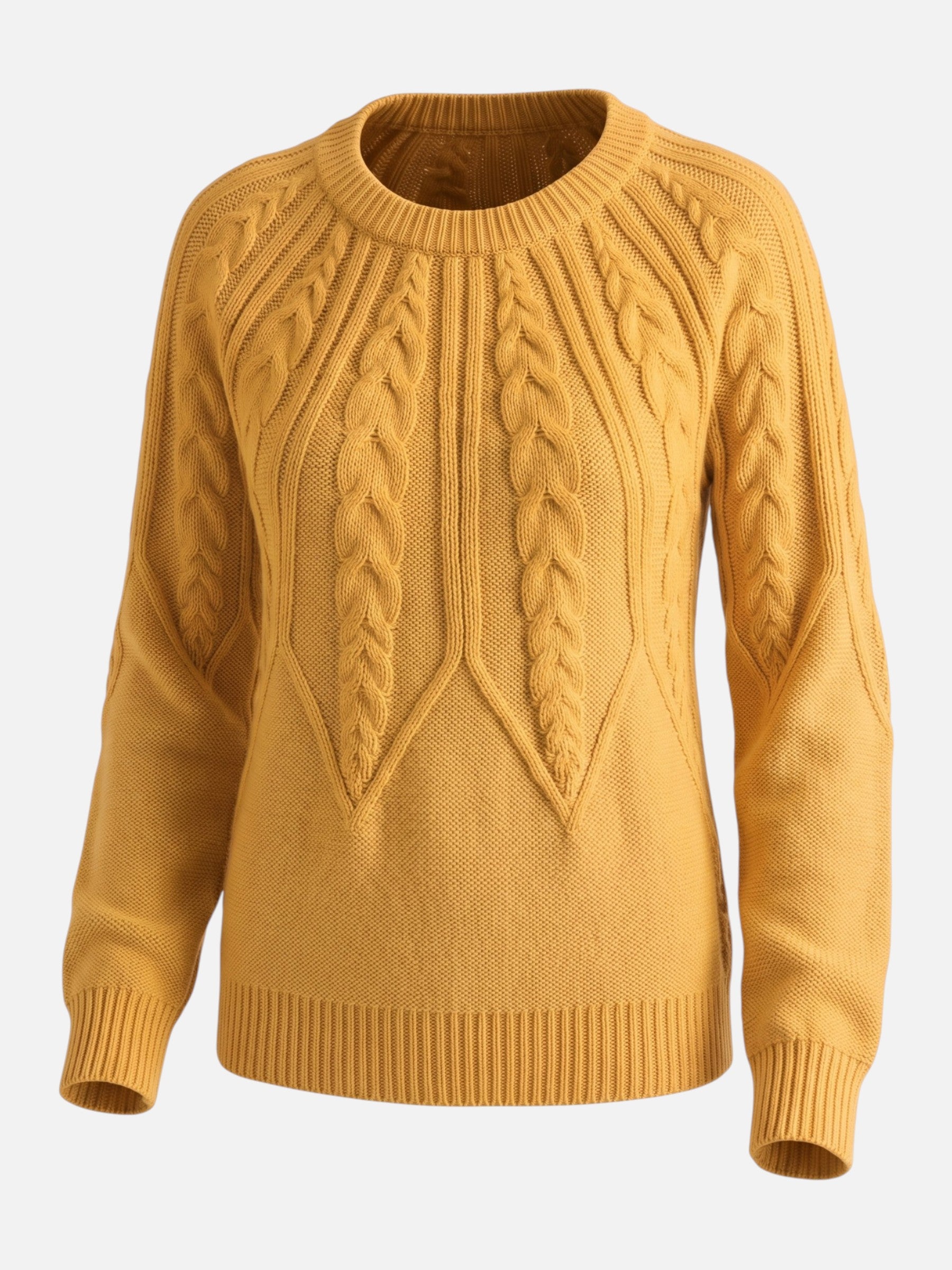 Pull Femme Torsadé Manches Ballon