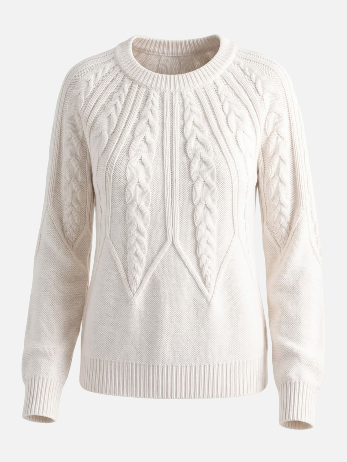 Pull Femme Torsadé Manches Ballon