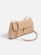 Women's Patent Buckle Detail Shoulder Bag