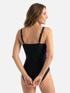 Women's Animal Print Tummy Control One Piece Swimsuit