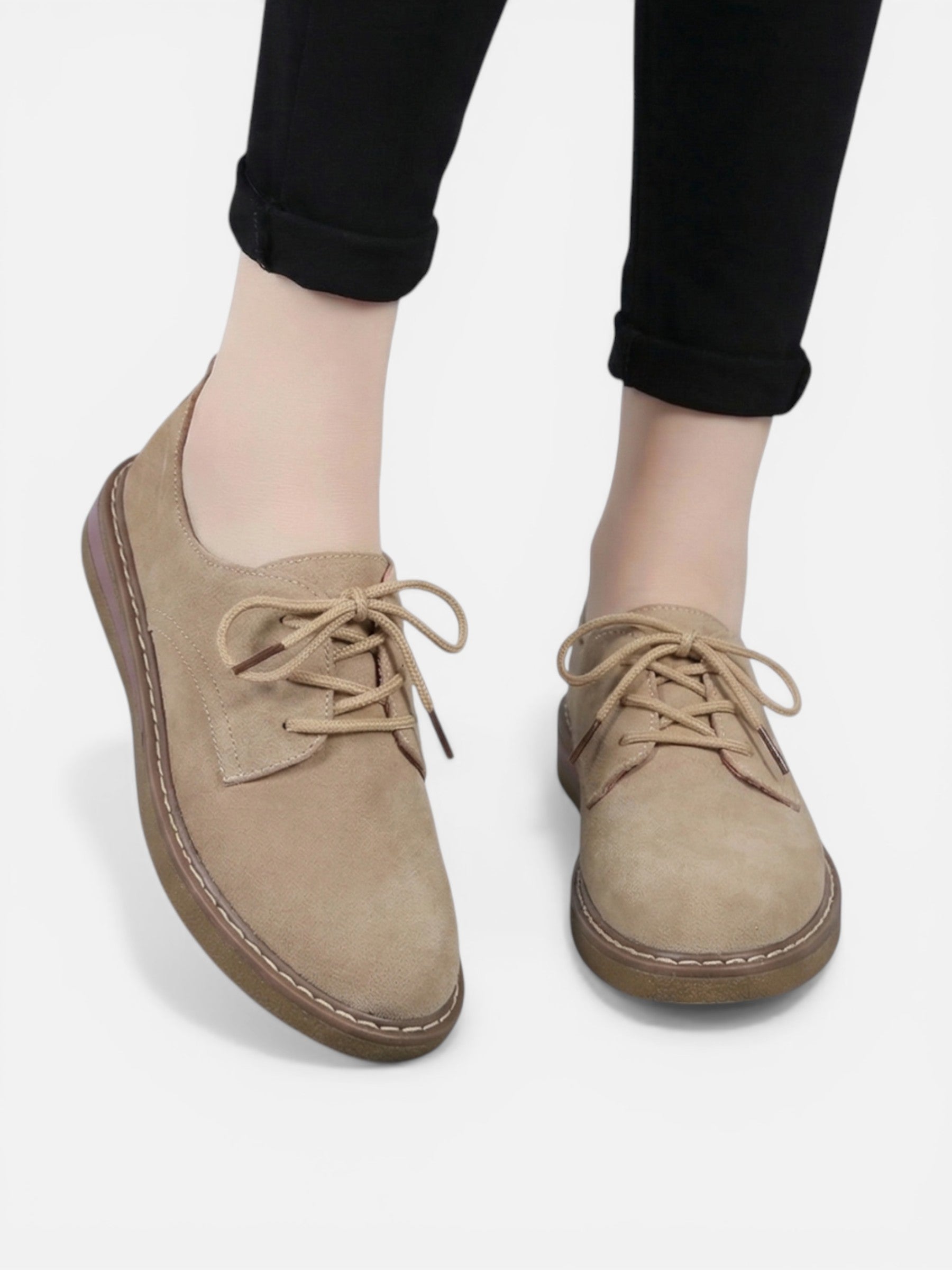 Comfortable elegant lace-up shoes for women