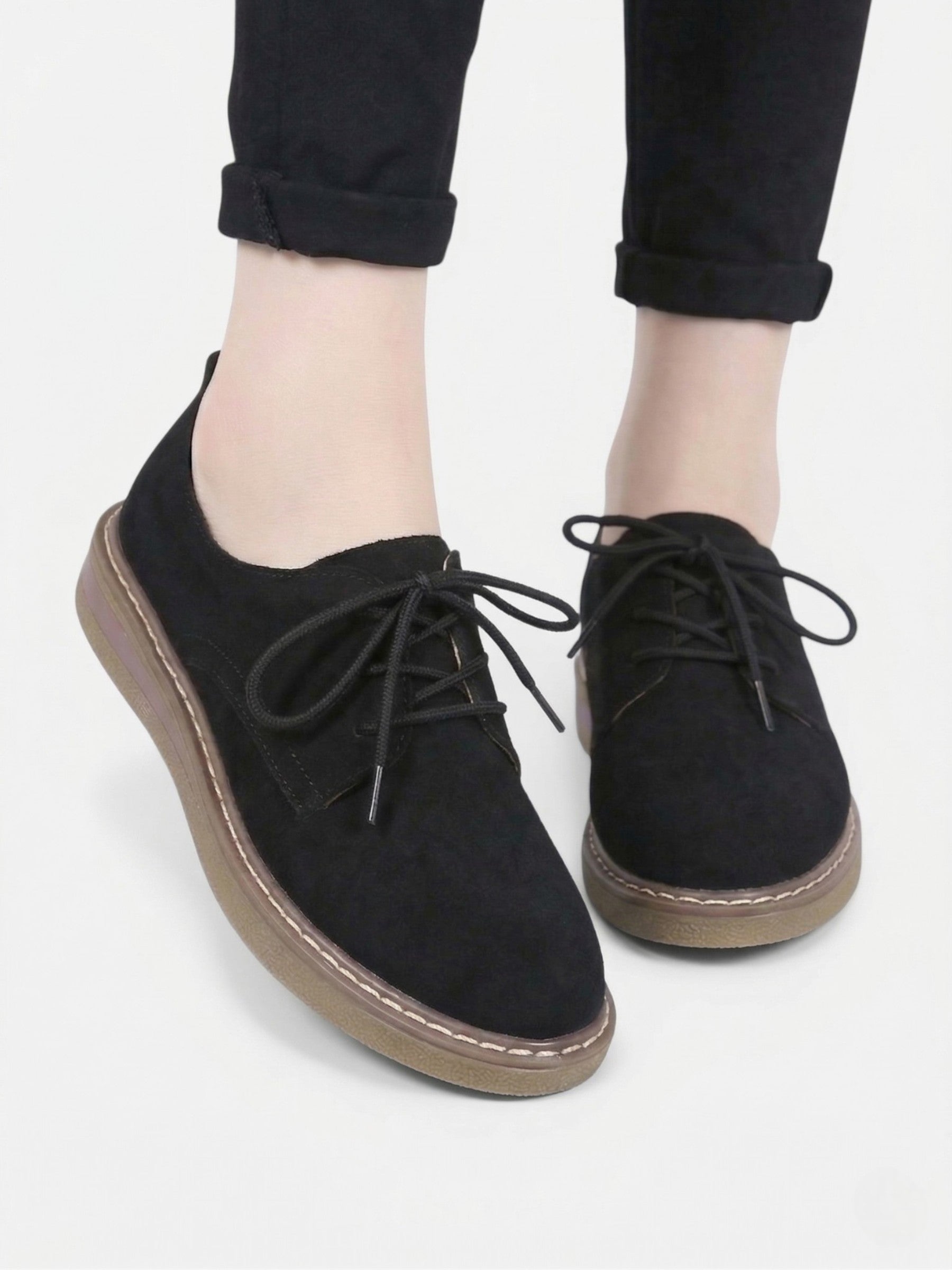 Comfortable elegant lace-up shoes for women