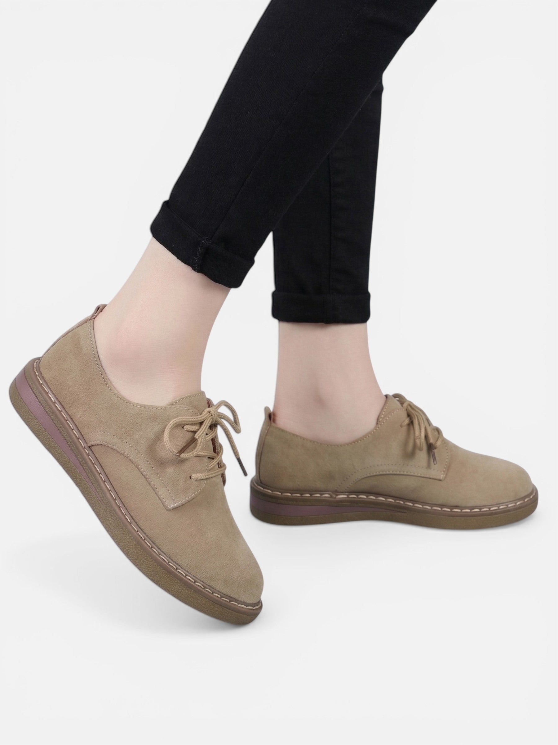 Chaussures élégantes à lacets confortables pour femme