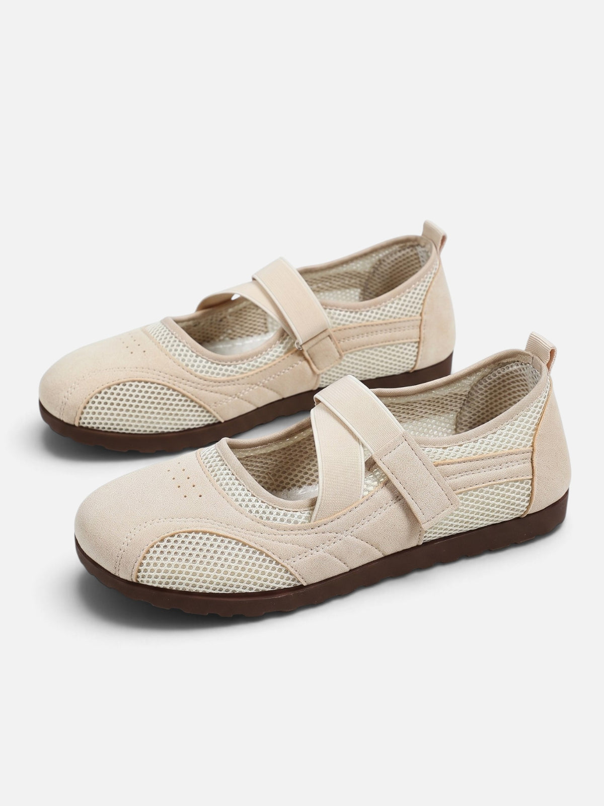 Ballerines Sneakerina Femme Babies Résille Brides Croisées