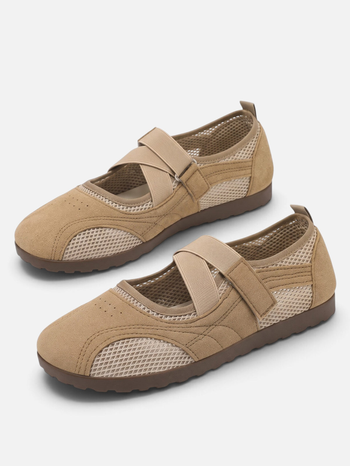 Ballerines Sneakerina Femme Babies Résille Brides Croisées