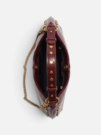 Sac Hobo Femme Simili Cuir Clouté