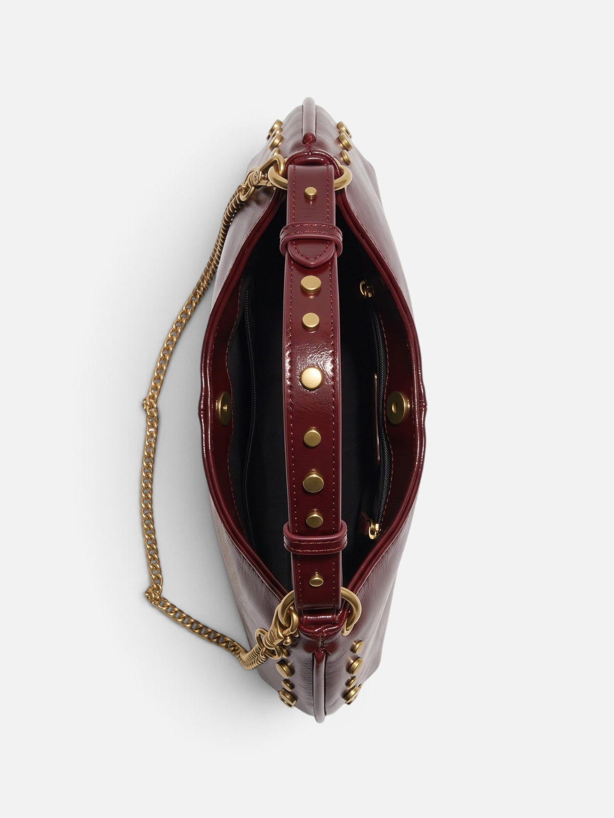 Sac Hobo Femme Simili Cuir Clouté