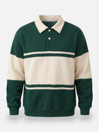 Sweat Bicolore Homme Col Polo
