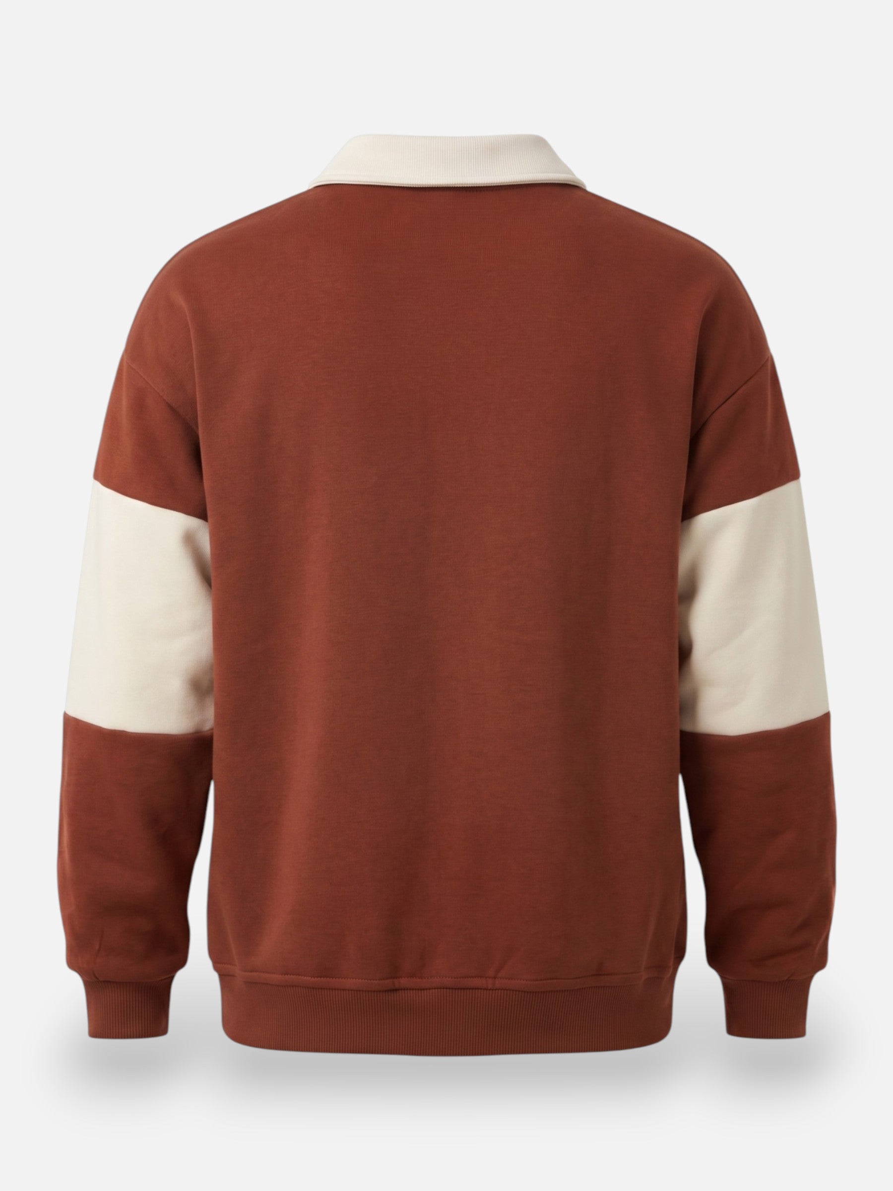 Sweat Bicolore Homme Col Polo