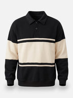 Sweat Bicolore Homme Col Polo