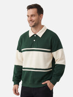 Sweat Bicolore Homme Col Polo