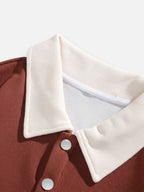 Sweat Bicolore Homme Col Polo