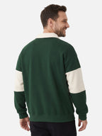Sweat Bicolore Homme Col Polo