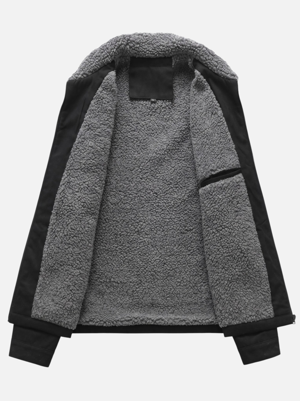 Veste Homme Effet Daim Doublée Sherpa