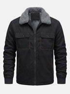 Veste Homme Effet Daim Doublée Sherpa
