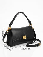 Sac Bandoulière Femme Simili Cuir Fermoir Doré