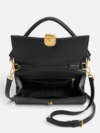 Sac Bandoulière Femme Simili Cuir Fermoir Doré