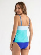 Tankini Femme Col V à Volants