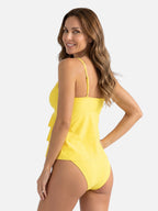 Tankini Femme Col V à Volants
