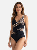 Maillot de Bain Gainant Femme Léopard