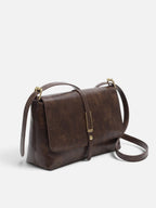 Sac Bandoulière Femme Simili Cuir Boucle Dorée