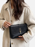 Sac Bandoulière Femme Simili Cuir Boucle Dorée