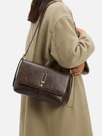 Sac Bandoulière Femme Simili Cuir Boucle Dorée