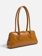 Sac Bowling Femme Simili Cuir Double Zip