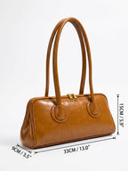 Sac Bowling Femme Simili Cuir Double Zip