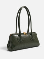 Sac Bowling Femme Simili Cuir Double Zip
