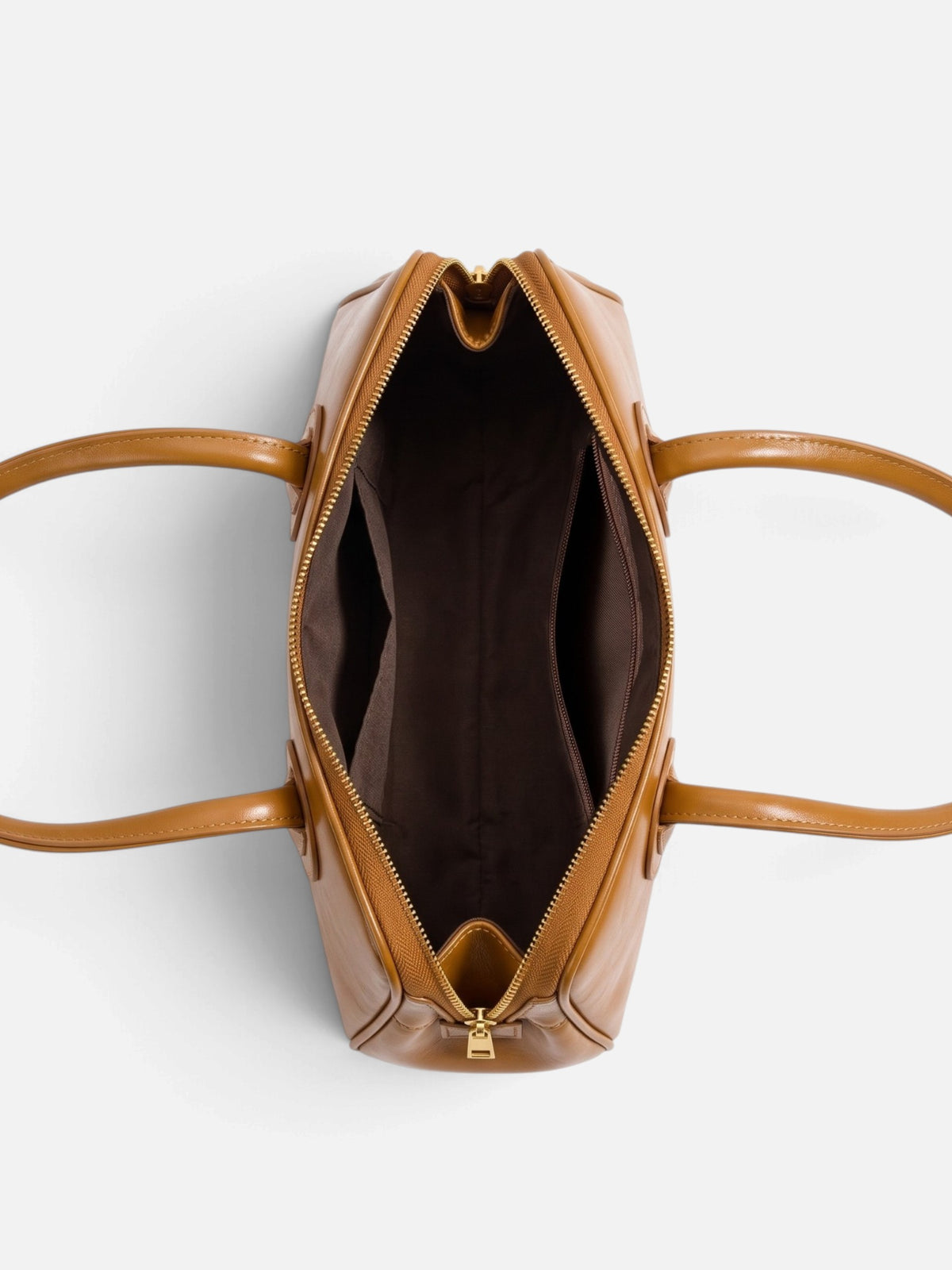 Sac Bowling Femme Simili Cuir Double Zip